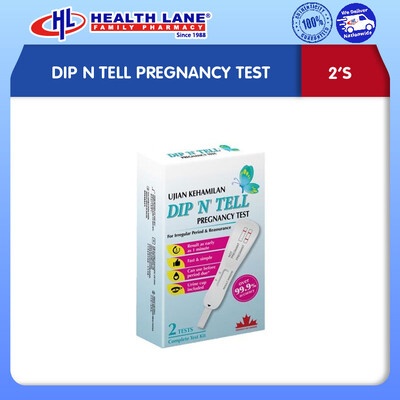 DIP N TELL PREGNANCY TEST (2'S)